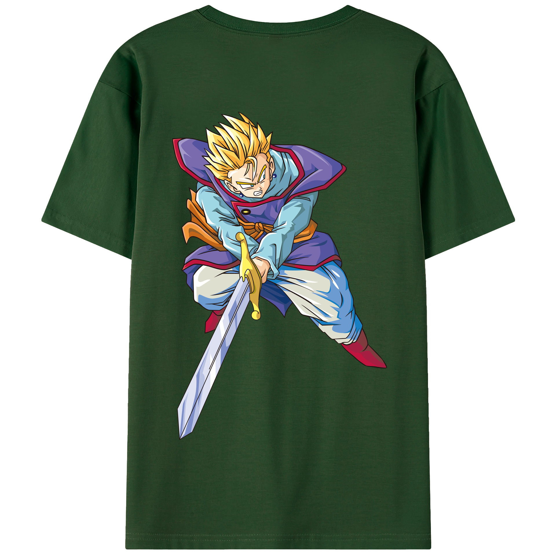 （画像用） ドラゴンボール DRAGON BALL 綿100％半袖Tシャツ（背面プリント）